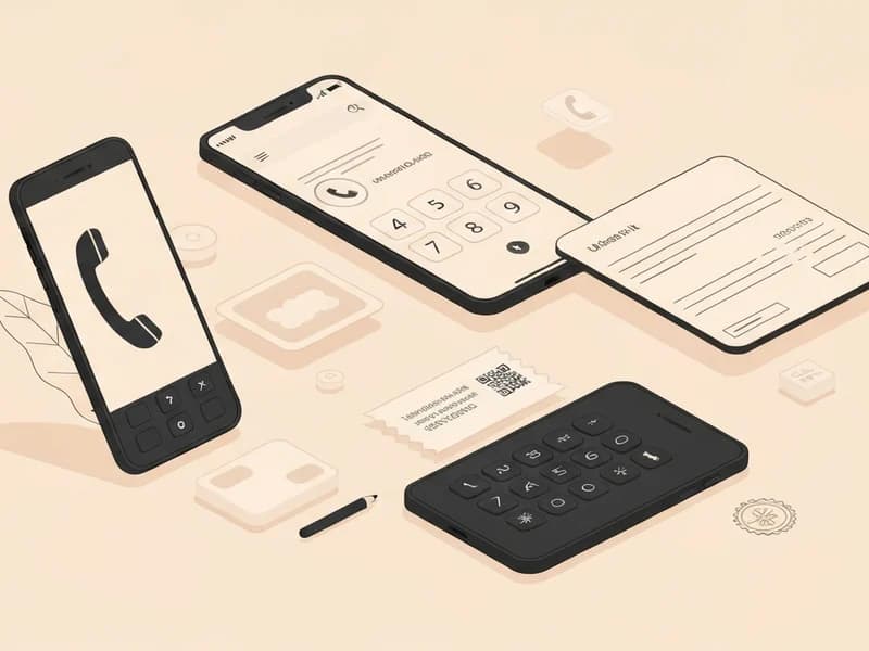 Illustrazione editoriale: Spoofing telefonico banca: come riconoscere il numero clonato