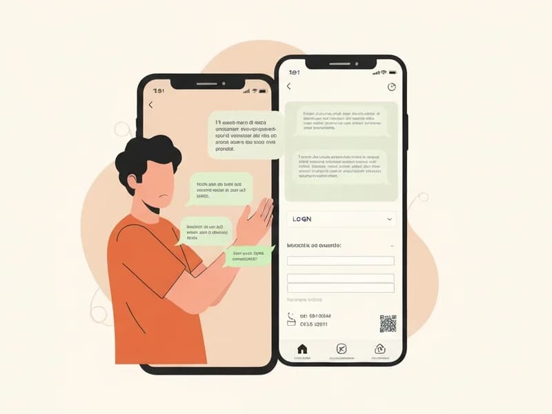 Messaggio WhatsApp che chiede di votare una ballerina, tipico di una truffa