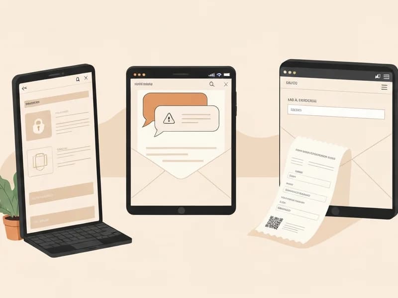 SMS o email falsa che imita comunicazioni INPS